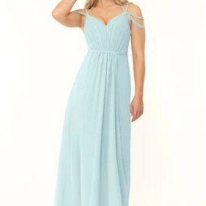 Elegant Light Blue Evening Gown
